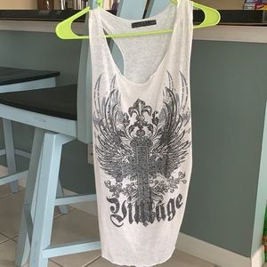 Juniors Vintage Tank
